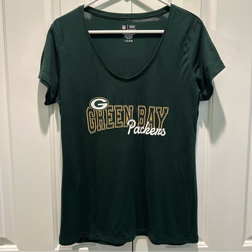 NFL Team Apparel Green Bay Packers Tee Shirt L
